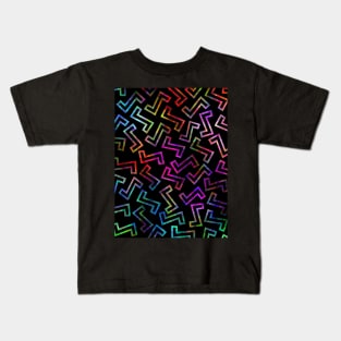 Sparkle Geometric Shapes Kids T-Shirt